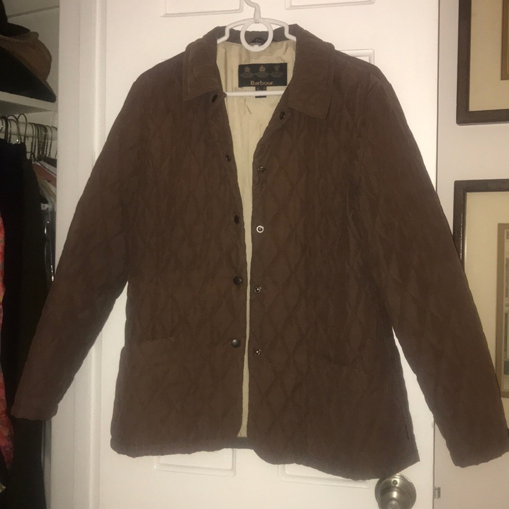 Quilted Brown Barbour Jacket